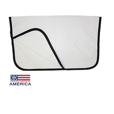Jacks Baby Saddle Pad White  Navy 9276WHNV